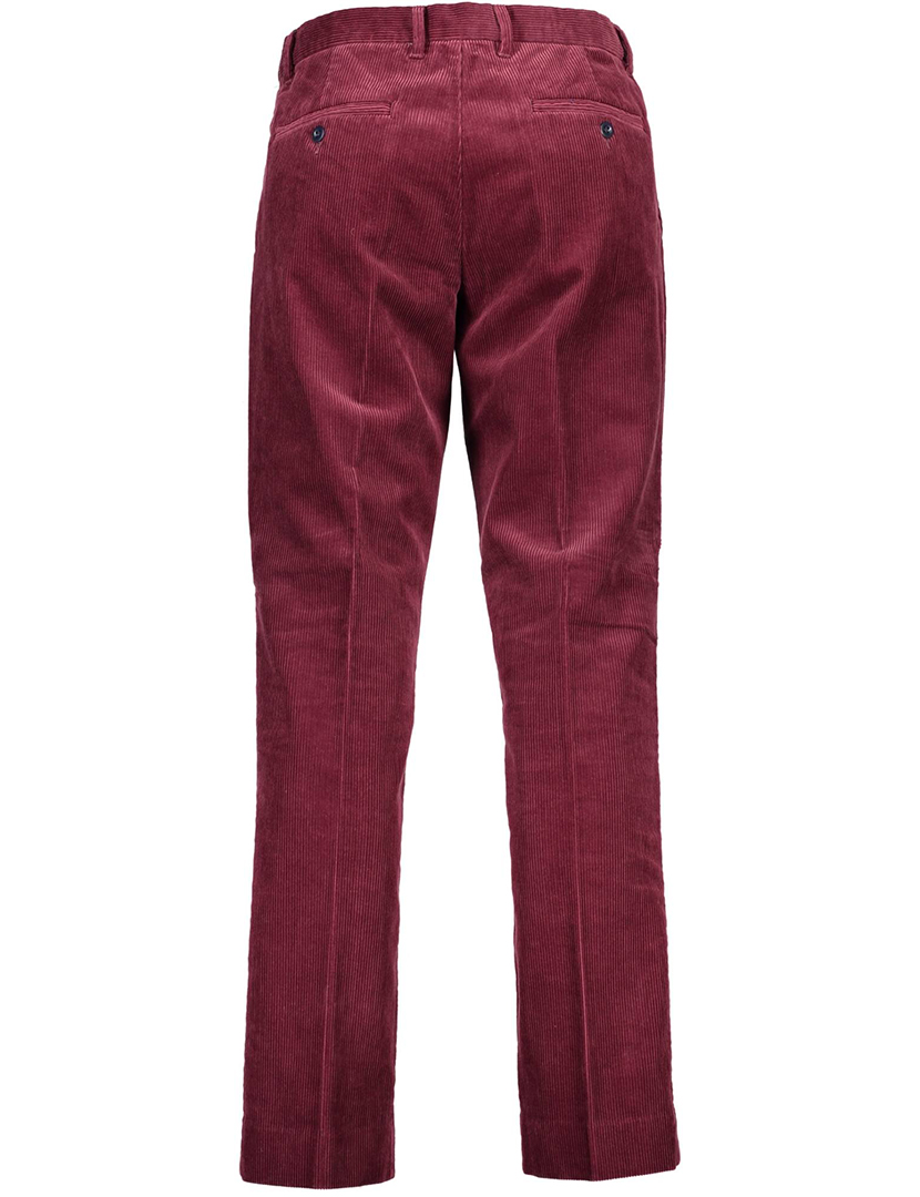 Calças Chino Veludo Vermelho