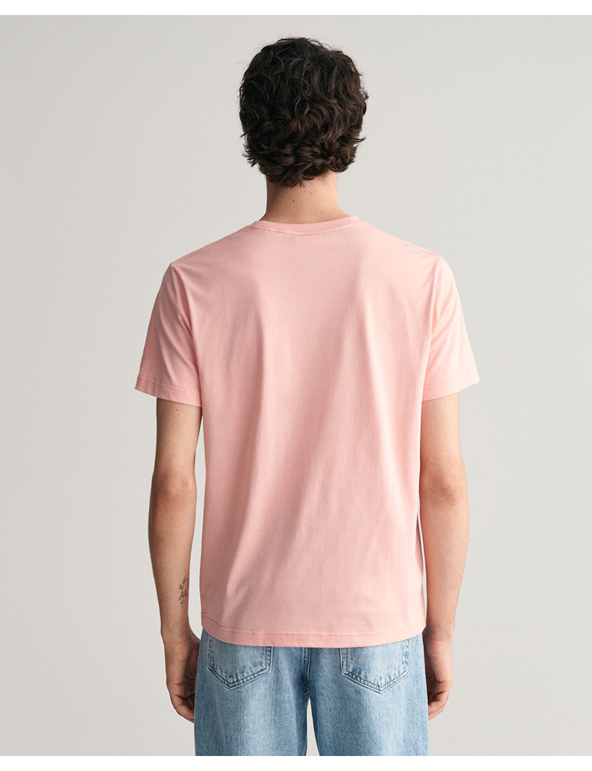 T-Shirt Regular Fit Shield Rosa Pastel