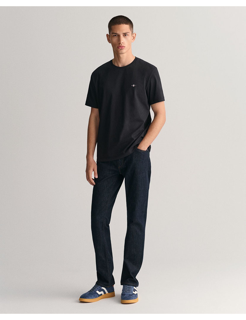 T-Shirt Regular Fit Shield Preto