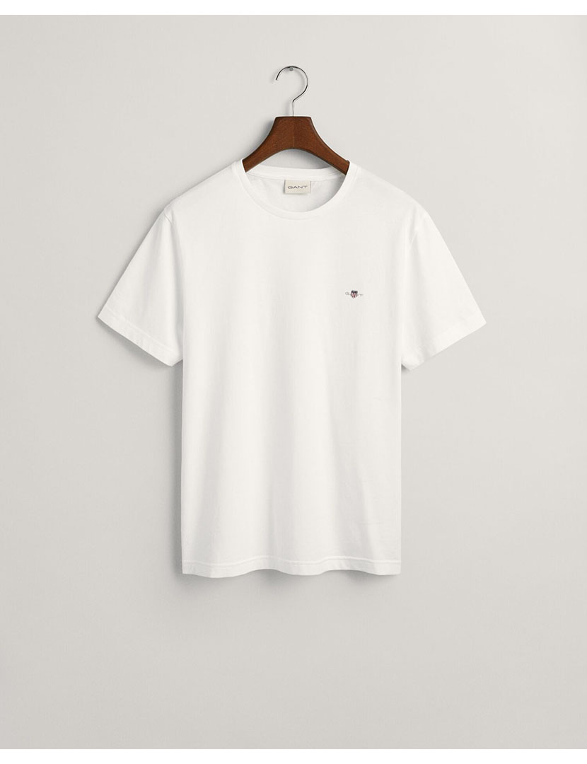 T-Shirt Regular Fit Shield Branco