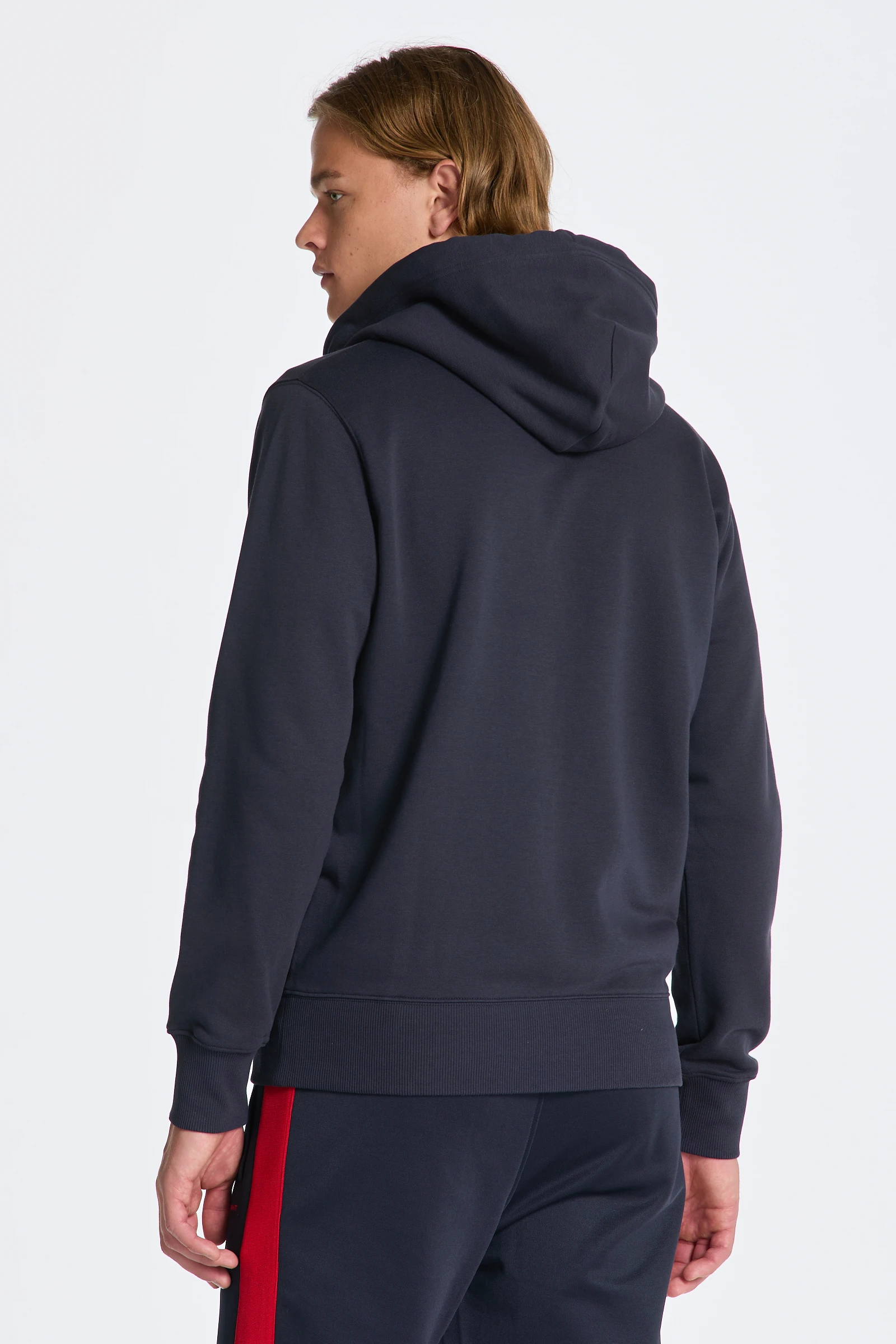Sweatshirt zip Shield Logo Azul Marinho