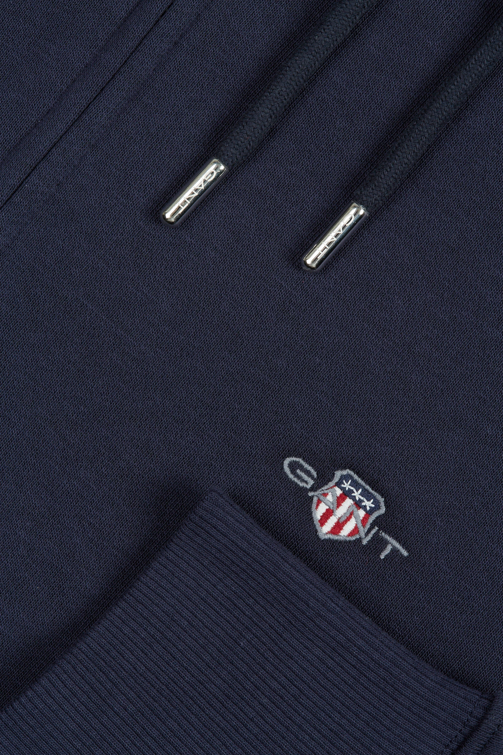 Sweatshirt zip Shield Logo Azul Marinho
