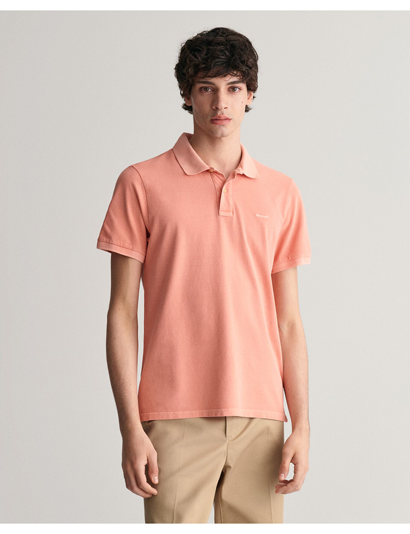 Pólo Sunfaded Piqué Rosa Salmão