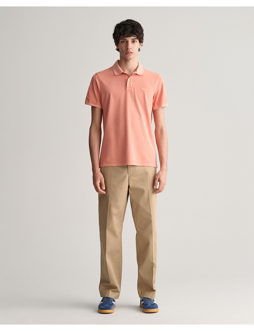 Pólo Sunfaded Piqué Rosa Salmão