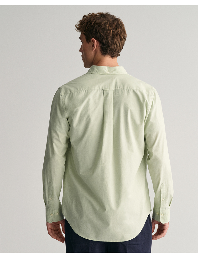 Camisa Regular Fit Classic Poplin Verde Matcha