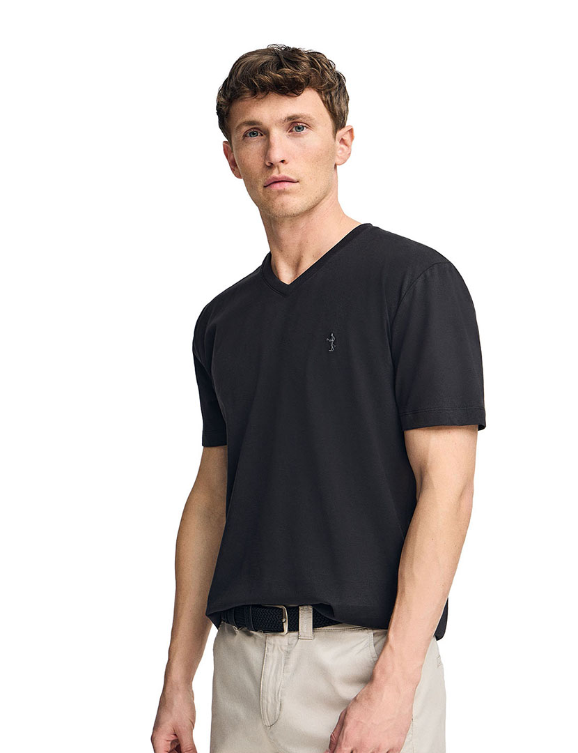 T-Shirt Rigby Best V Ss Preto