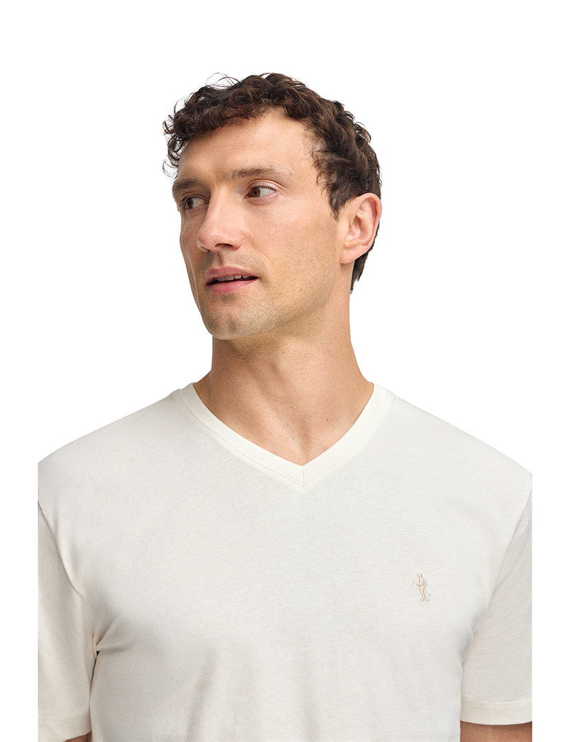 T-Shirt Rigby Best V Ss Ecru