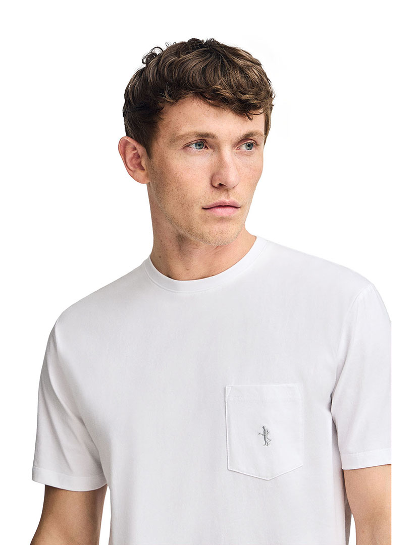 T-Shirt Rigby Best Pocket Ss Branco