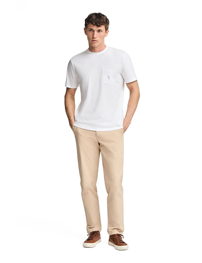 T-Shirt Rigby Best Pocket Ss Branco