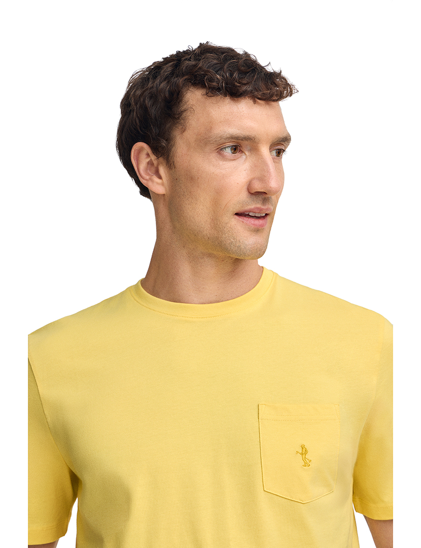 T-Shirt Rigby Best Pocket Ss Amarelo