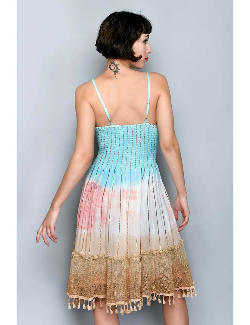 Vestido Midi Multicolorido