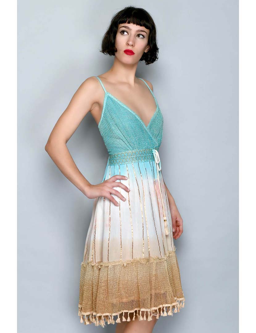 Vestido Midi Multicolorido