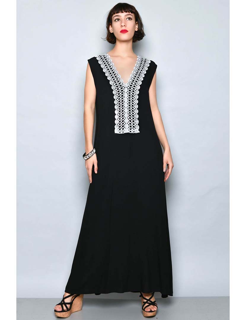 Vestido Comprido Preto