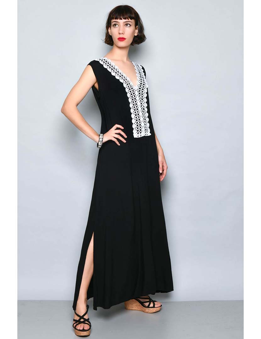 Vestido Comprido Preto