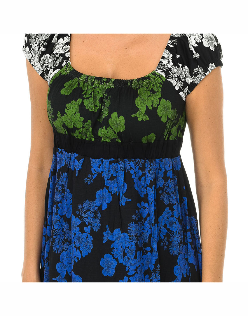 Vestido Curto Multicolorido