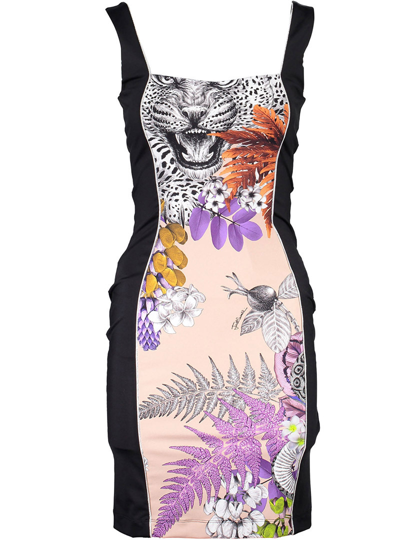 Vestido Curto Justo Multicolorido