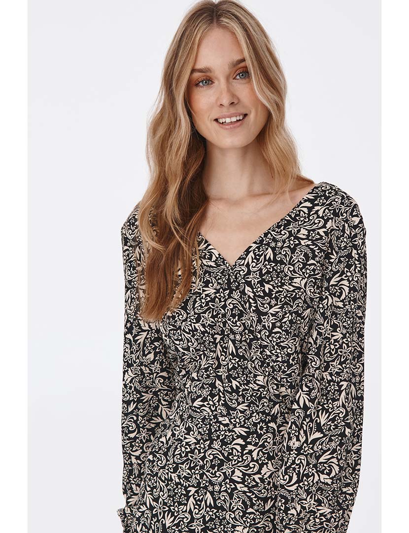 Vestido Midi Fluido Preto