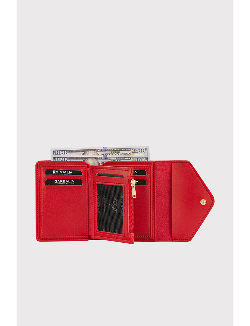 Carteira Senhora Columbia Vermelho