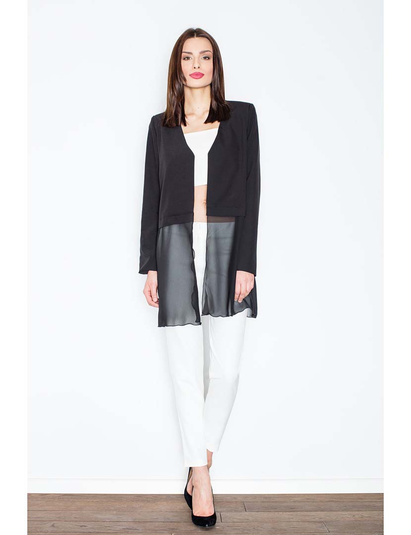 Casaco Senhora Preto