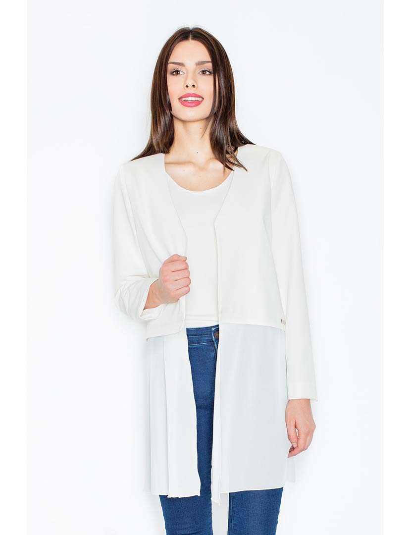 Casaco Senhora Branco