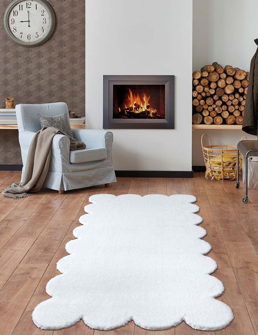 Tapete Laser Plush Branco