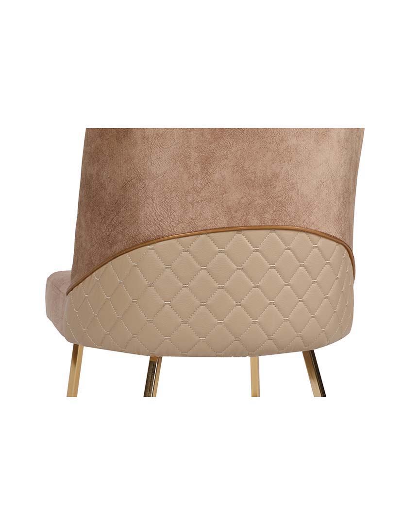 Conjunto 4 Cadeiras Madrid 913 Dourado/Castanho