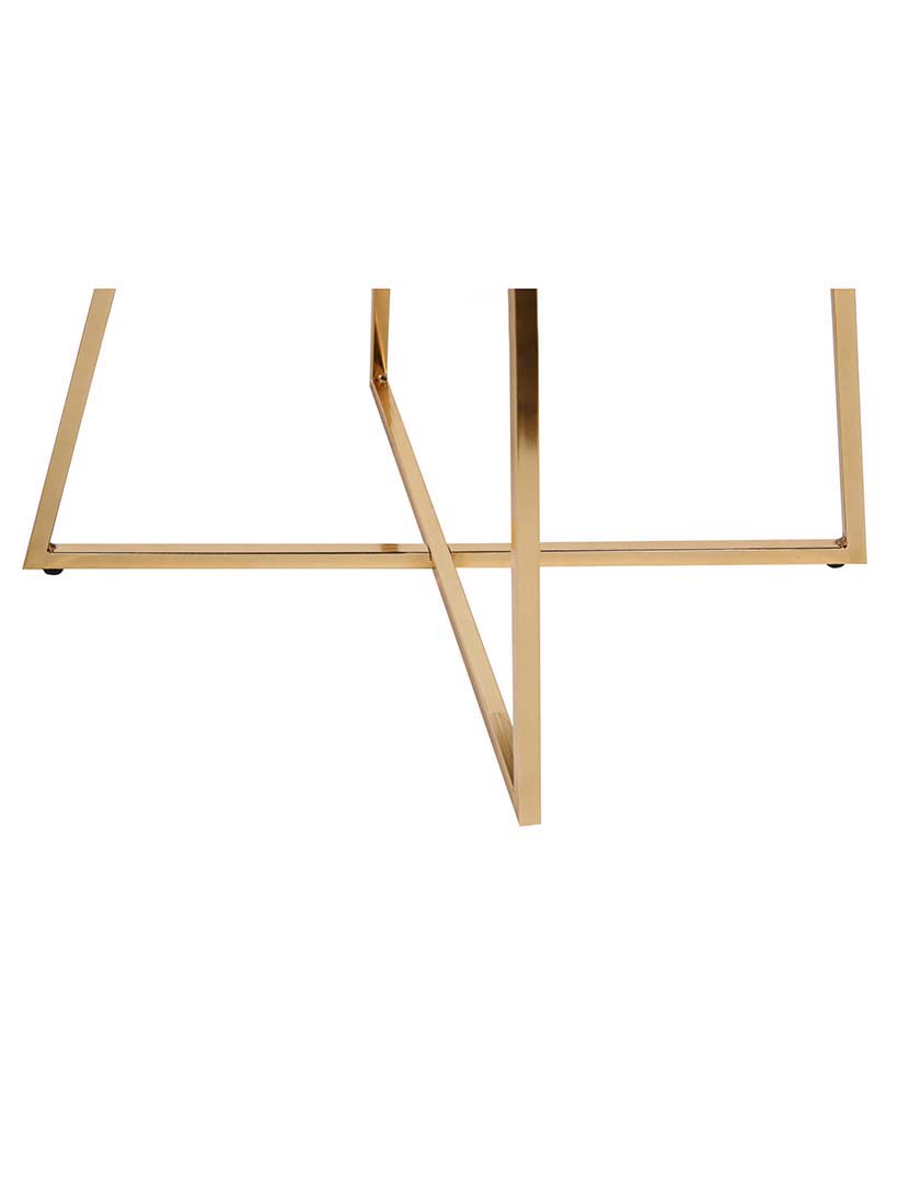 Conjunto 4 Cadeiras Madrid 913 Dourado/Castanho