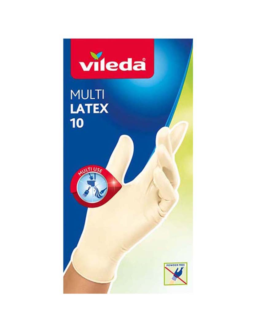 Luvas Descartáveis Latex Natural 10 Un P/M