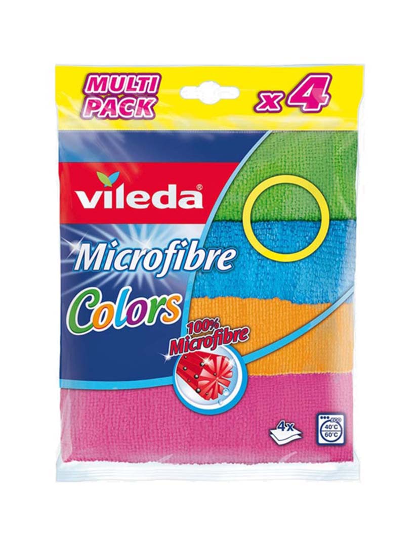 Pano Microfibras Colors 4 Un