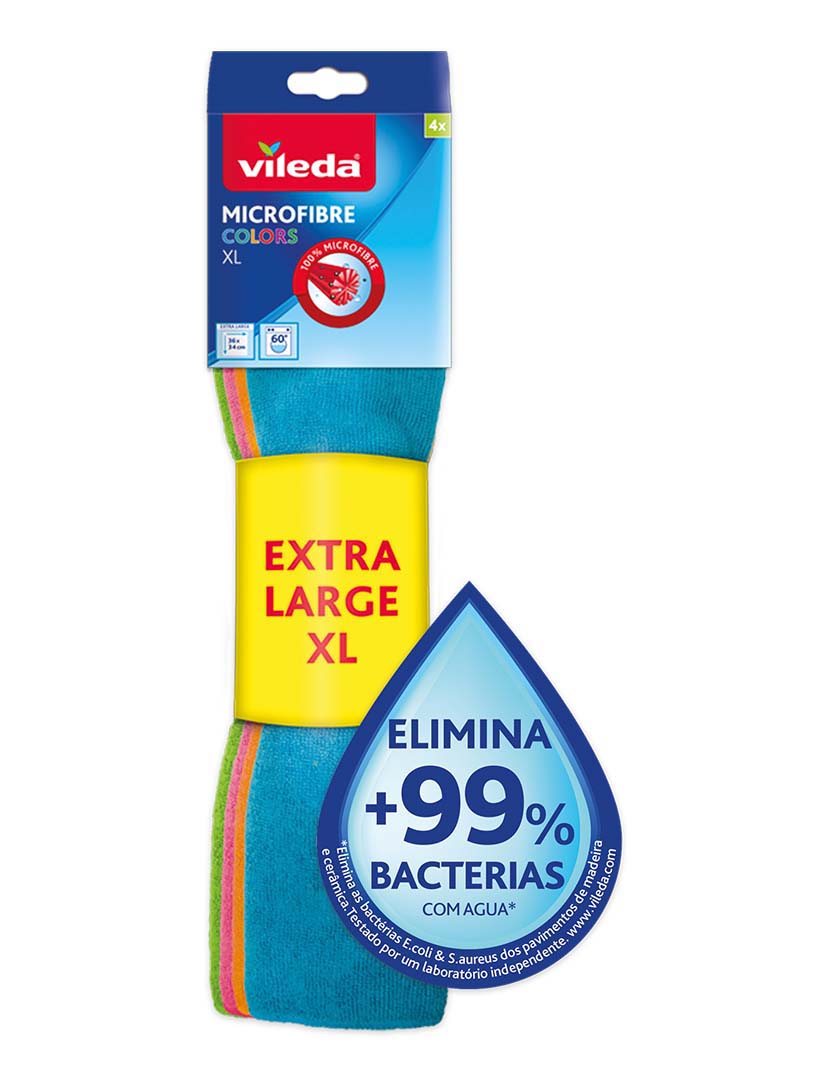 Pano Microfibras Colors Xl 4 Un