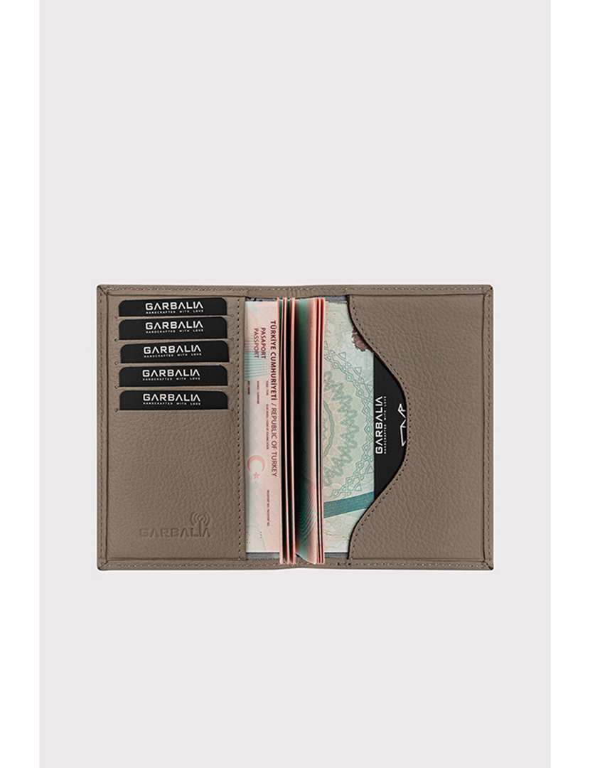 Carteira Unisexo Passcase Bege