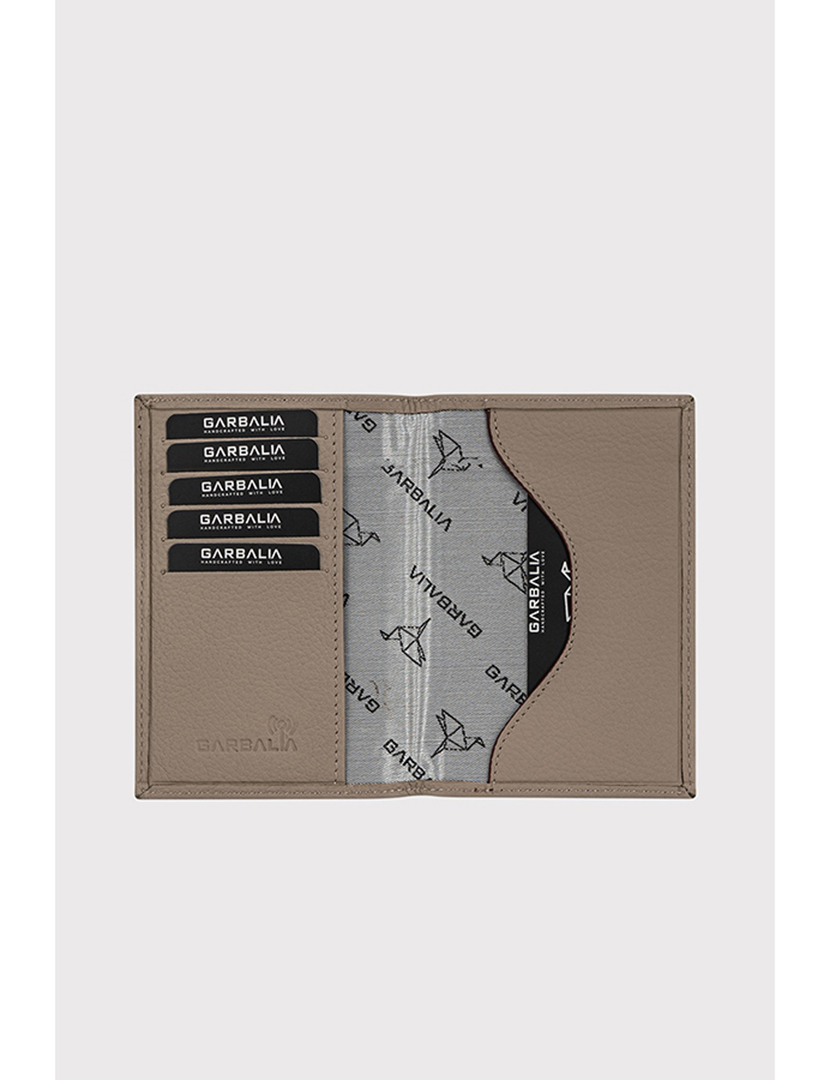 Carteira Unisexo Passcase Bege