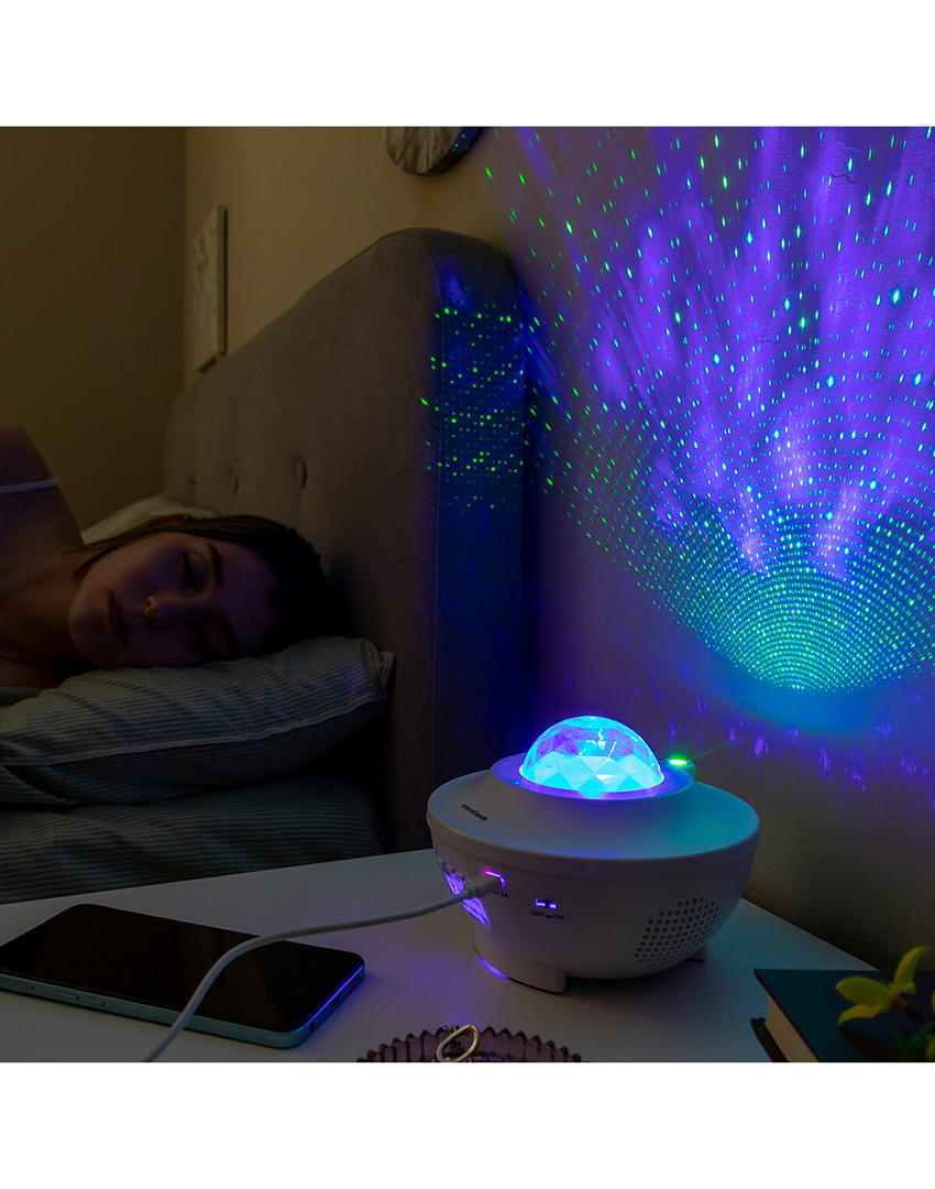 Projetor LED/Laser Altifalante Estrelas Sedlay