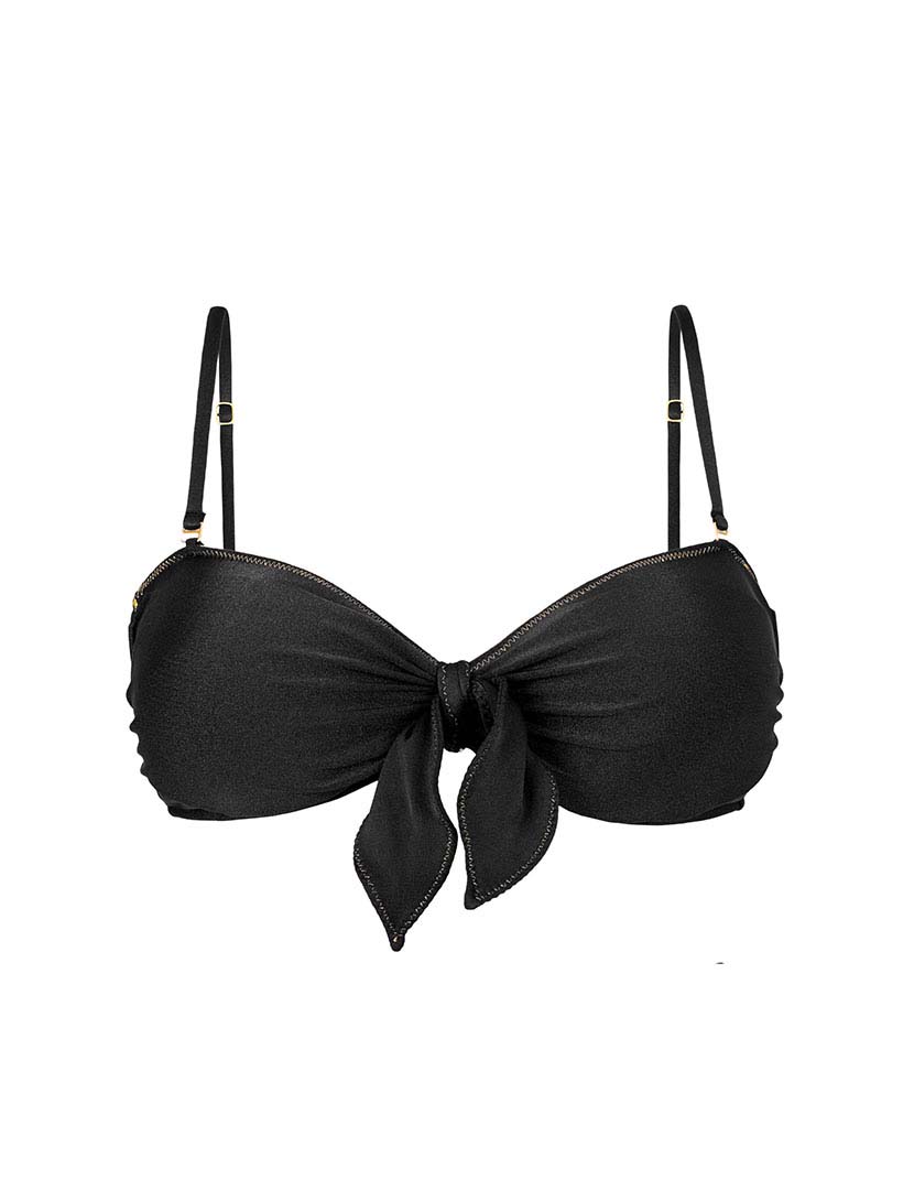 Top Biquíni Shimmer Preto