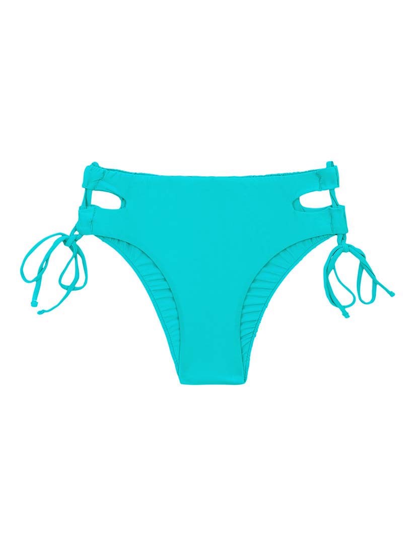 Cuecas Biquíni Cotele Jade Azul