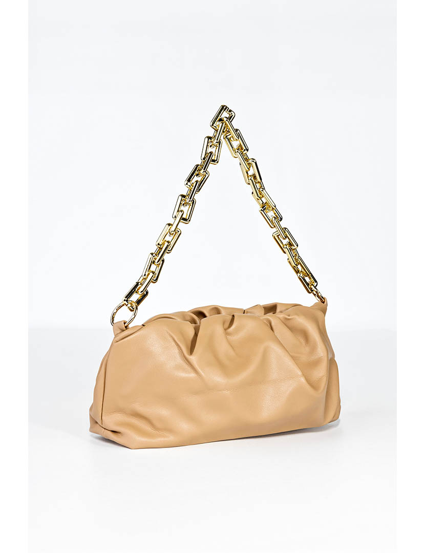 Mala Baguette Castanha Clara