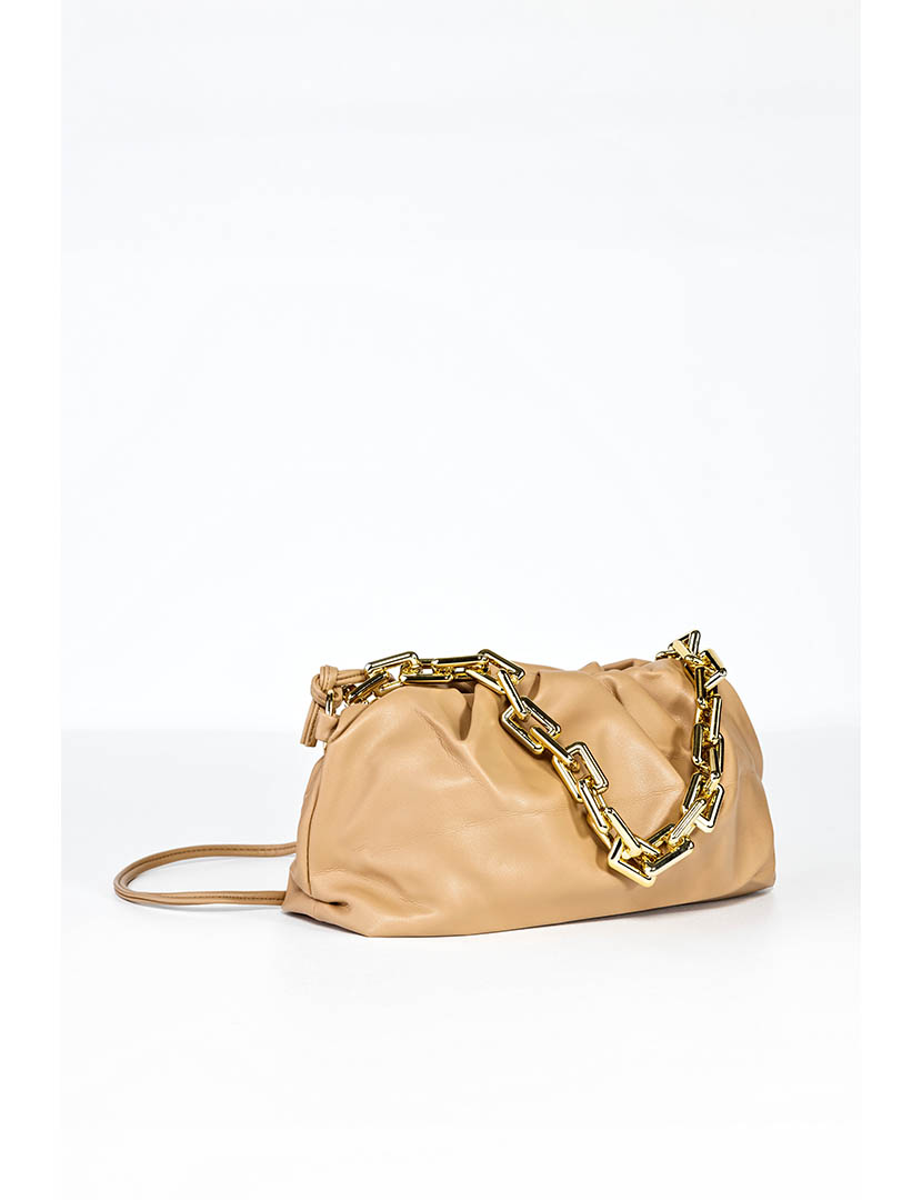 Mala Baguette Castanha Clara