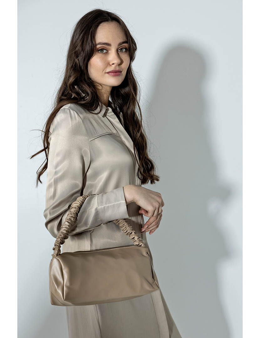 Mala Baguette Castanha Clara