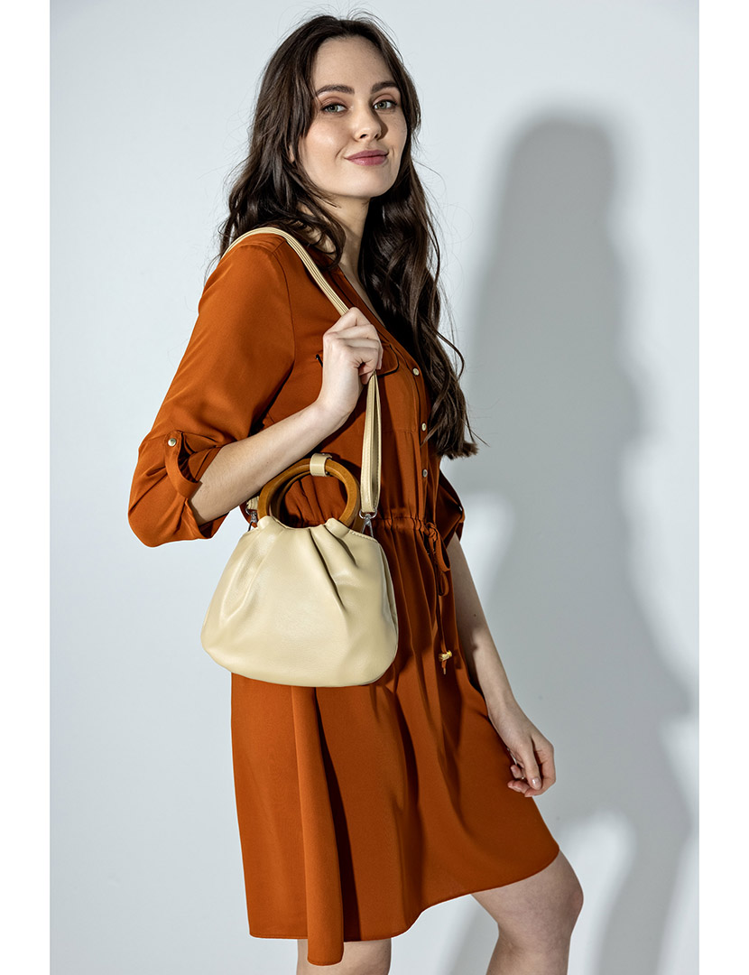 Mala Bucket Castanha Clara