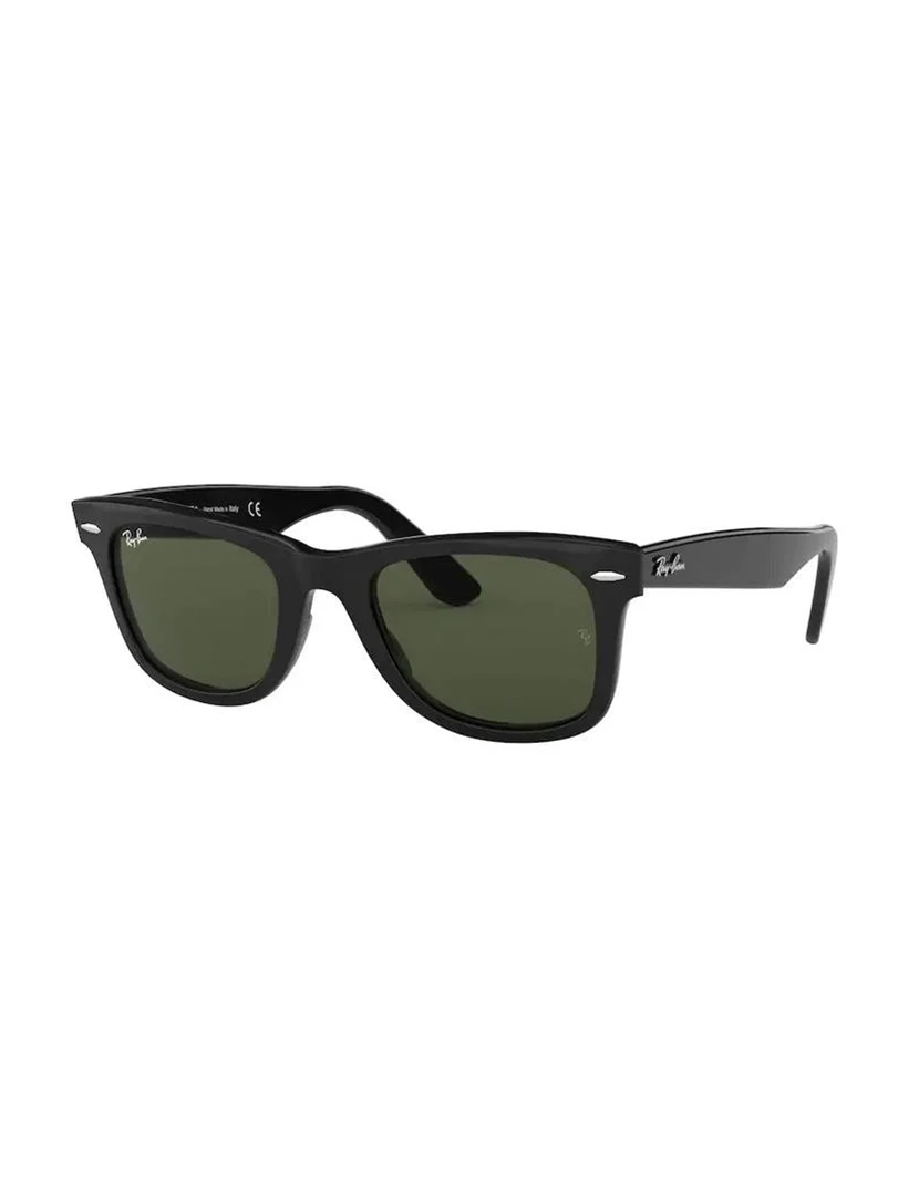 Óculos Sol Wayfarer Unisexo Preto e Verde