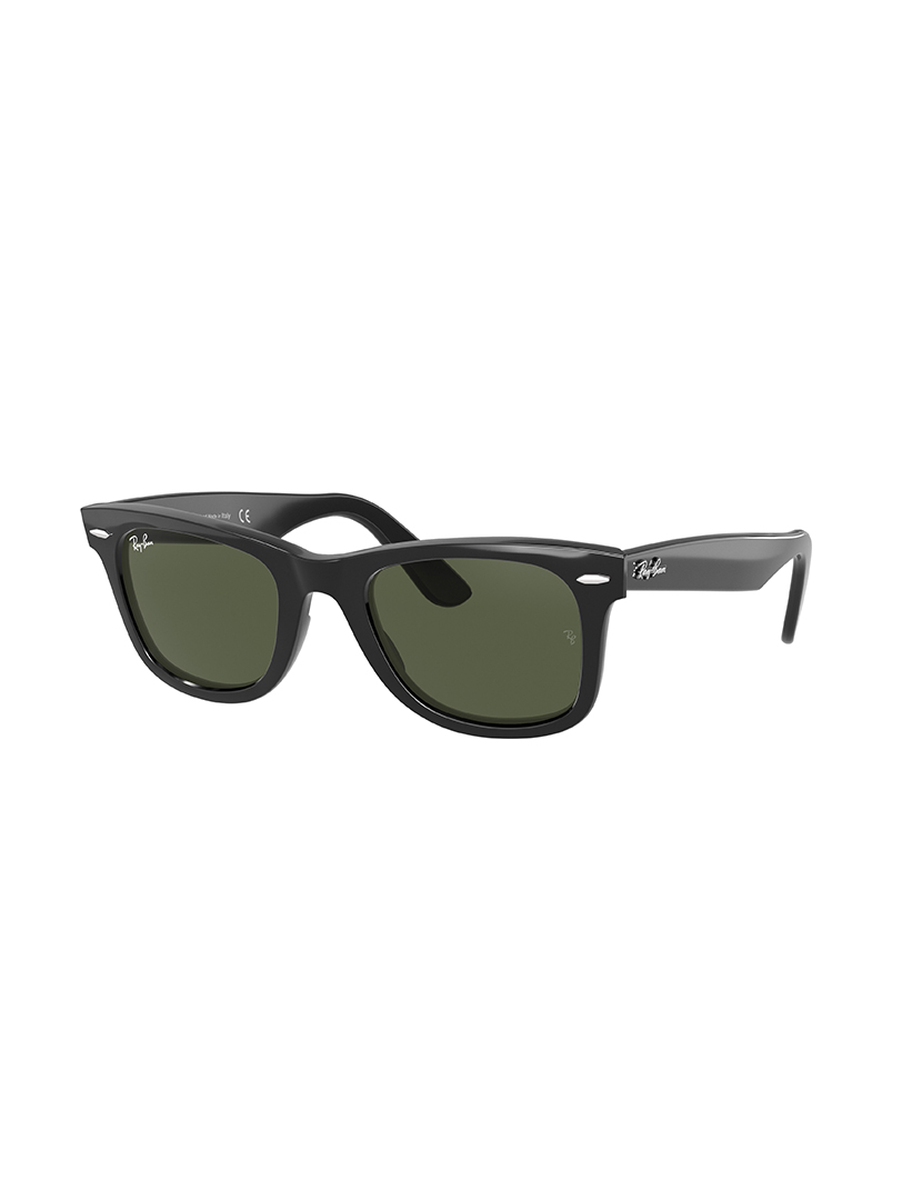 Óculos Sol Wayfarer Unisexo Preto e Verde