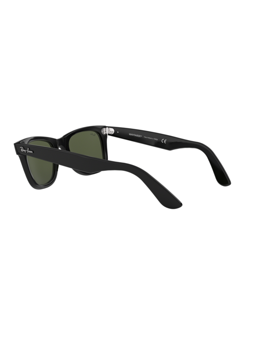 Óculos Sol Wayfarer Unisexo Preto e Verde