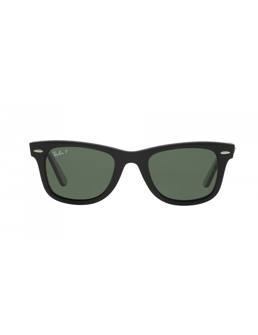 Óculos Sol Polarizados Wayfarer Unisexo Preto e Verde