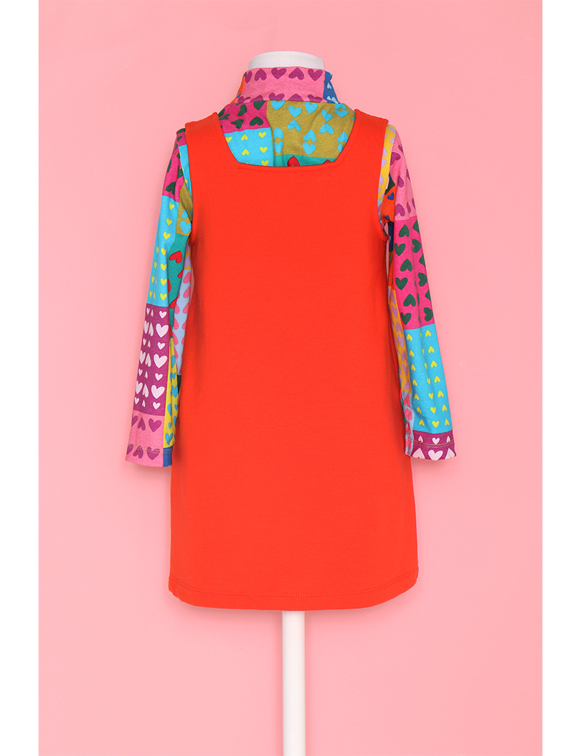 Vestido Menina Laranja