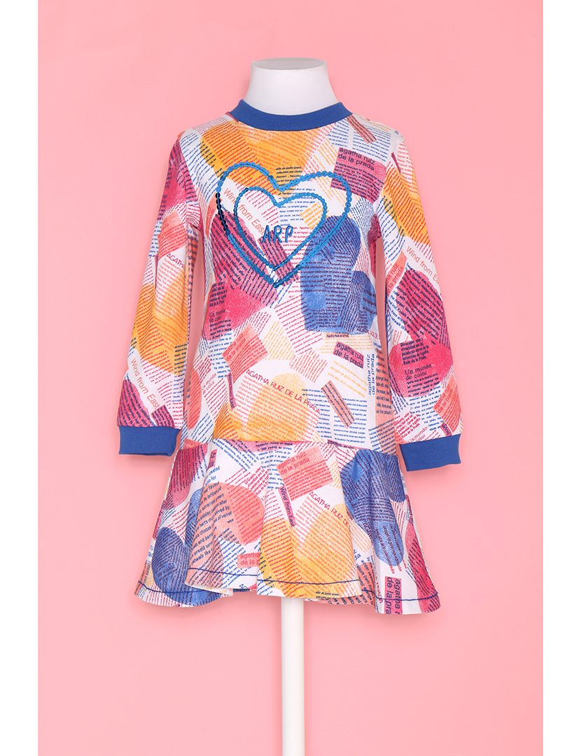 Vestido Menina Multicor