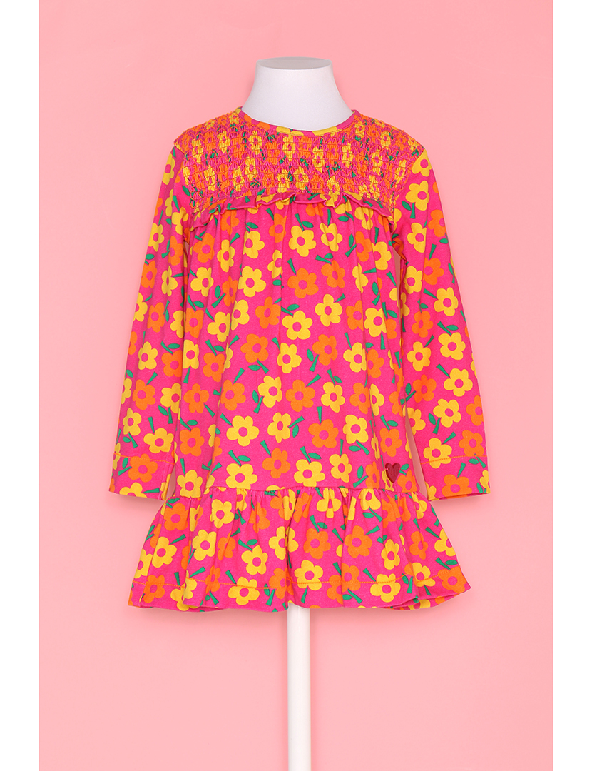 Vestido Menina Multicor