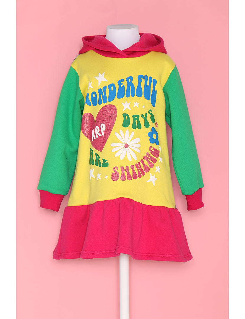 Vestido Menina Multicor