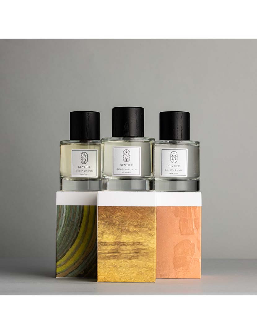 Trio de Camadas Mindful Signature (3 unidades): Path of Lemons + Balade in Autumn + Esteemed Musk