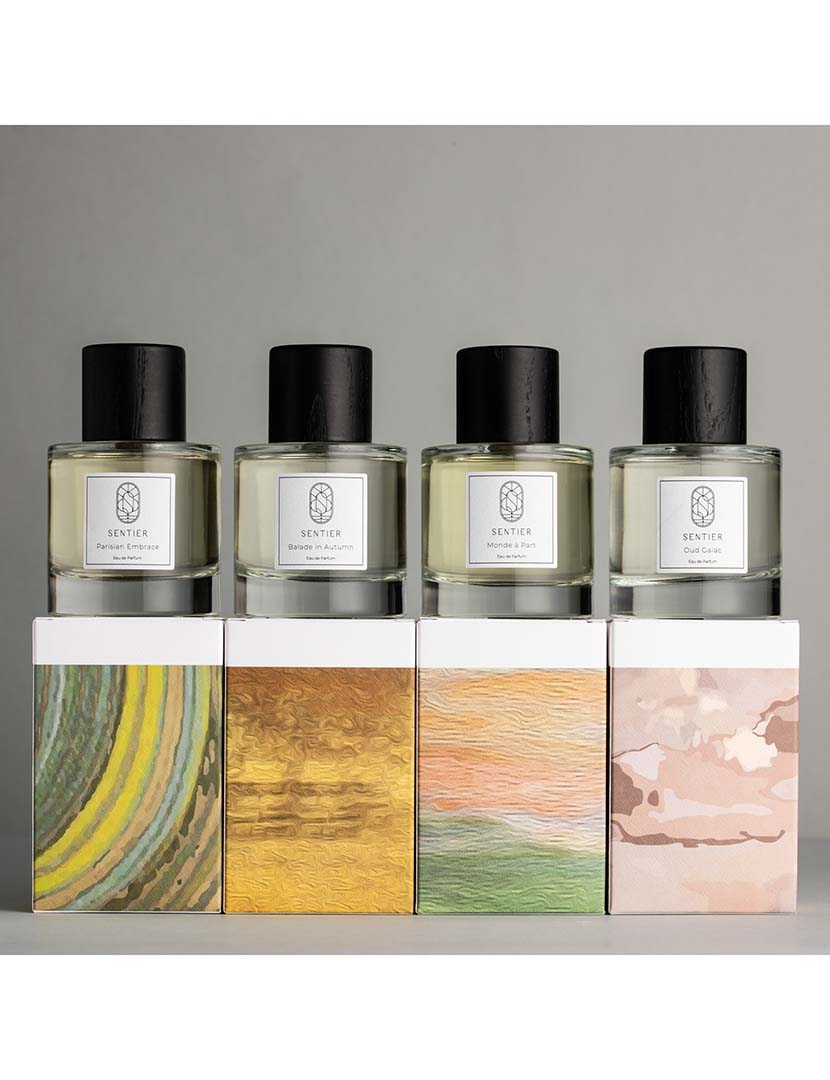 Coleção Refinada (4pcs): Mémoire du temps + Balade in Autumn + Caminho dos Limões + Oud Gaiac
