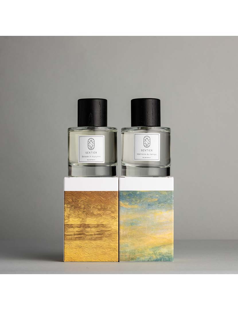 Duo Refinado (2pcs): Mémoire du temps + Balade no Outono